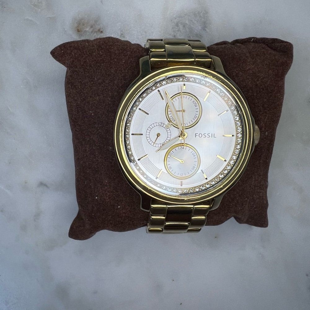 Fóssil Gold Watch